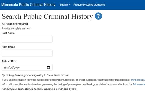 Criminal record search.  Minnesota Public Criminal History Search This website is a...