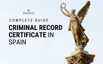 Criminal record spain.  As long as .  documents required for use in Spain need authentica...
