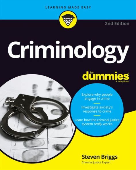 Read Online Criminology For Dummies By Steven  Briggs
