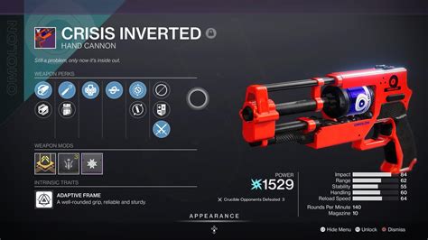 Crisis inverted god roll. Things To Know About Crisis inverted god roll. 