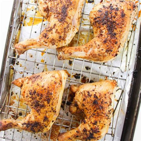 Crispy Baked Chicken Leg Quarters Recipe - Everyday Eileen