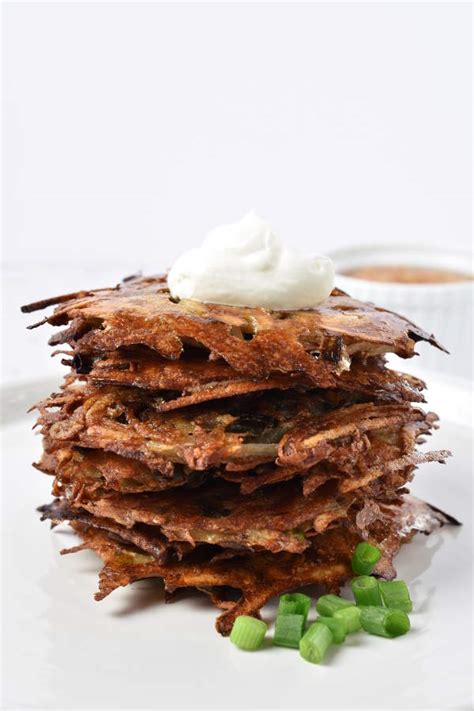 Crispy Baked Latkes - Wednesday Night Cafe