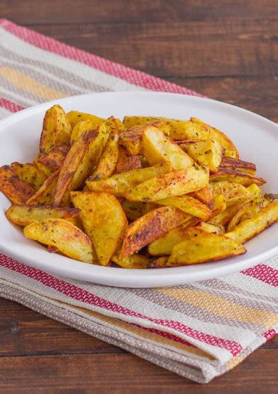 Crispy Indian Spiced Potato Wedges - Jo Cooks