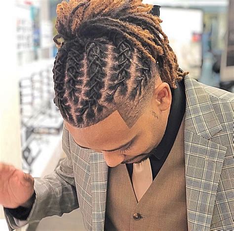Instagram/ @jane_dredos. A bowl cut is a great base for this short dread style for men. Your blonde, brown natural hair color will stand out and so will your dreads. Use the trimming machine for the sides and back and keep a clean, shaved face. 8. Half Black Half Blonde.. 