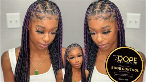 DIY Butterfly locs. You’ll need a rat tail comb, edge control, shine n jam, a crotchet needle and 7 to 8 packs of the freetress water wave hair. Use shine n jam to sleek down the roots of your hair and to get a proper hold. Start by sectioning and braiding your hair into small to medium individual braids using only your natural hair.. 