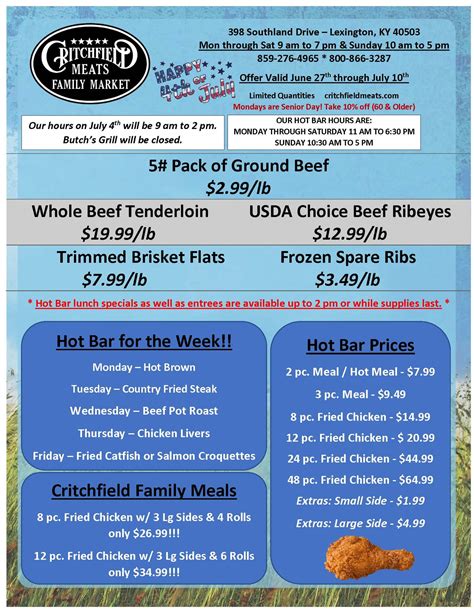 Critchfield meats weekly specials. Things To Know About Critchfield meats weekly specials. 