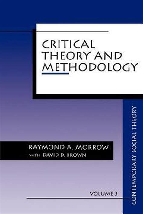 Critical Theory And Methodology