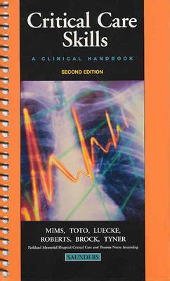 Critical care skills a clinical handbook 2e by barbara clark mims rn msn ccrn 2004 01 20. - A carver policy governance guide the governance of financial management volume 3.