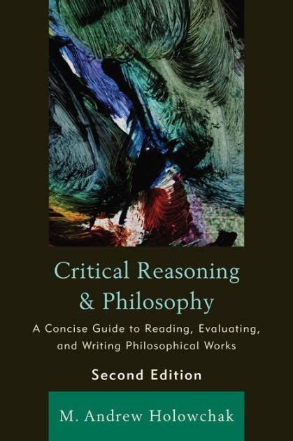 Critical reasoning and philosophy a concise guide to reading evaluating and writing philosophical works. - Curso de fonética del español de venezuela.