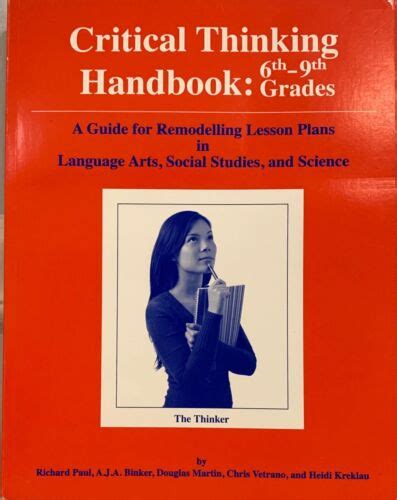 Critical thinking handbook 6th 9th grades a guide for remodelling lesson plans in language arts social studies and science. - Beechy solution manual advanced financial accounting.