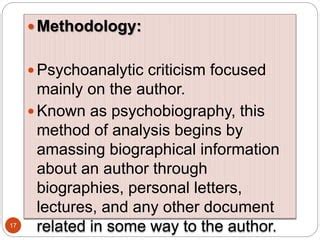 Criticism of psychobiography examples