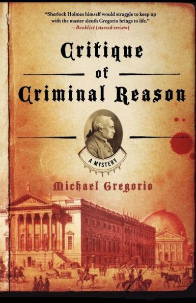 Read Critique Of Criminal Reason Hanno Stiffeniis 1 By Michael Gregorio