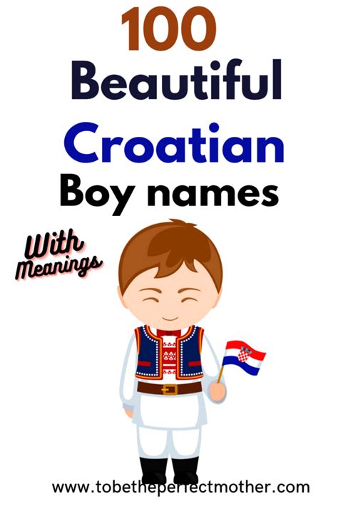 Croatian Baby Boy Names and Meaning of Croatian Boy Names