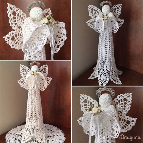 Crochet Angel Tree Topper Pattern Free This Beautiful And Delicate