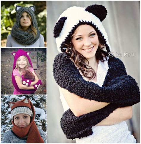 Crochet Animal Scoodie Pattern Free Tutorial Plus Video Instructions