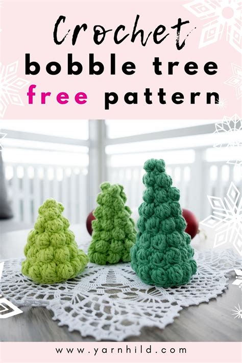 Crochet Bobble Christmas Tree