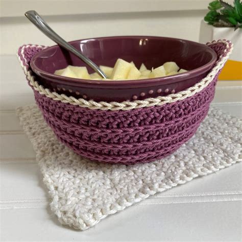 Crochet Bowl Cozy Pattern