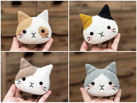 Crochet Cat Head