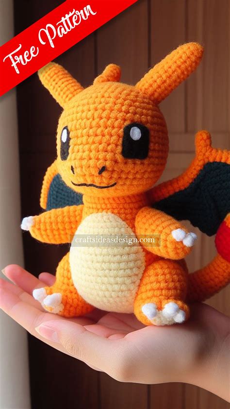 Crochet Charizard Pokemon Pattern Fee Dragon Patterns