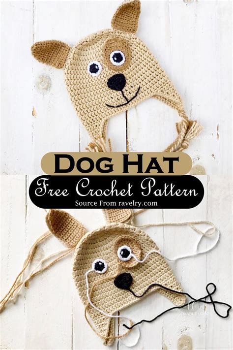 Crochet Dog Hat Patterns For Beginners DIYS