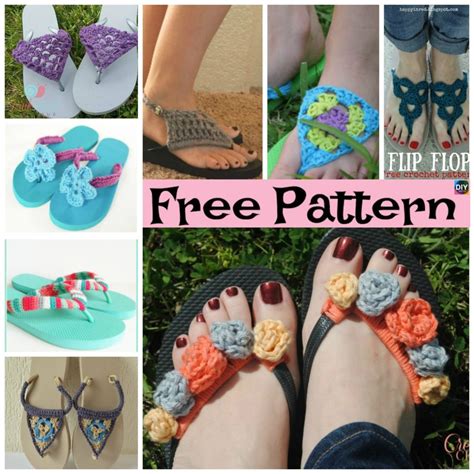 Crochet Flip Flop Pattern