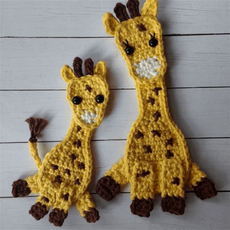 Crochet Giraffe Applique Pattern