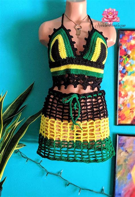 Crochet Jamaican Top