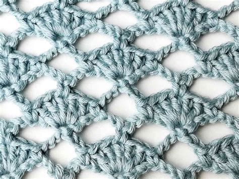 Crochet Lace Shell Stitc