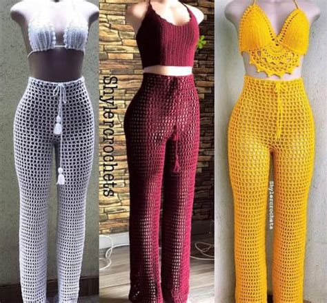 Crochet Mesh Pants Pattern