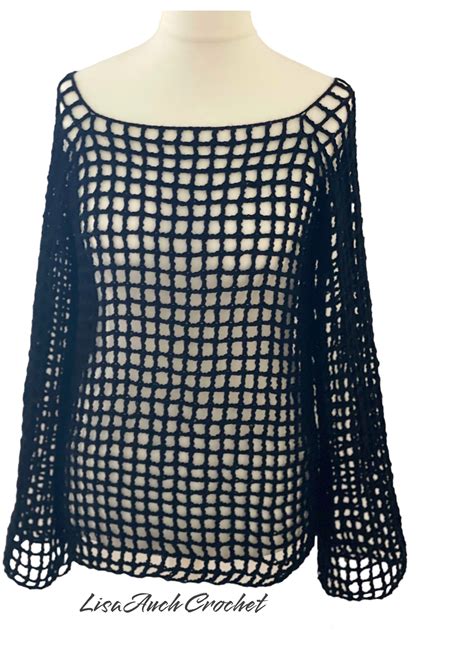 Crochet Mesh top Pattern. (EASY FREE Written Tutorial)