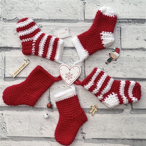 Crochet Mini Stocking Free Pattern