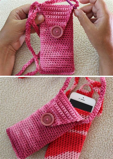 Crochet Pattern For Cell Phone Holder