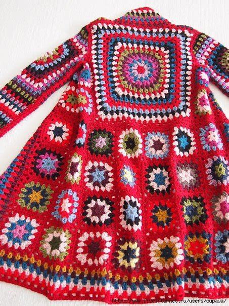 Crochet Patterns to Try Granny Square Fall Coat Photo Tutorial