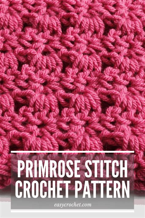 Crochet Primrose Stitc