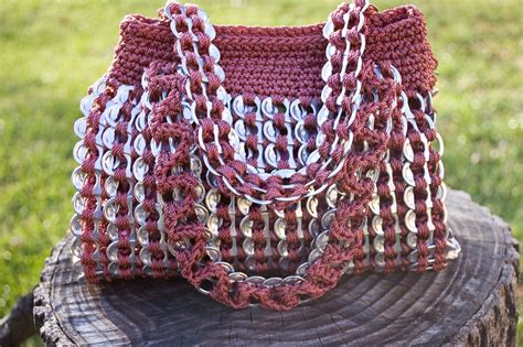 Crochet Purse With Pop Tabs