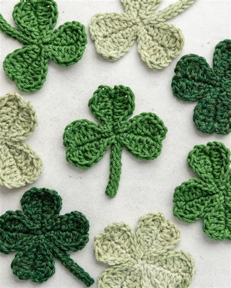 Crochet Shamrock Pattern