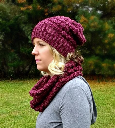 Crochet Slouchy Beanie Ha