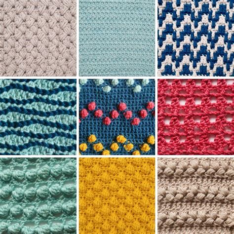 Crochet Stitch Patterns 16 Unique Stitch Tutorials