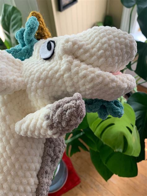 Crochet Unicorn Puppet Bluey Unicorse Unicorse Amigurami Etsy Canada