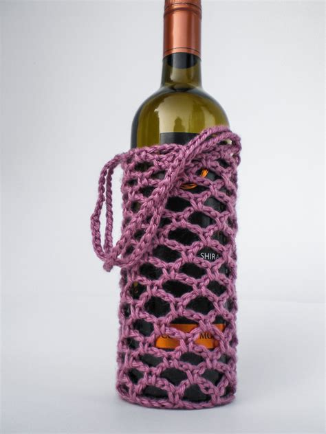 Crochet Wine Holder