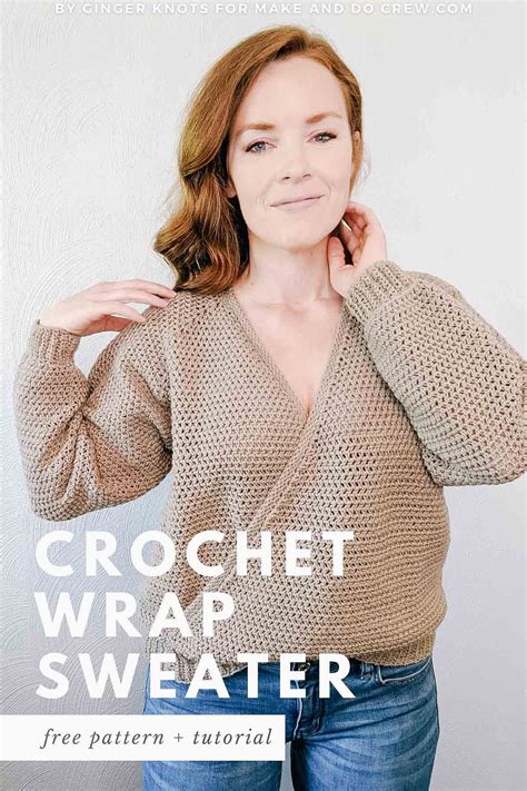 Crochet Wrap Sweater Pattern Free