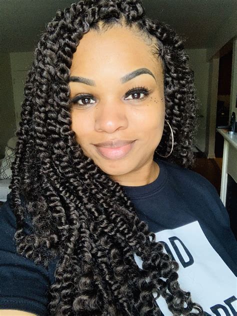 Nov 20, 2022 · 9. Curly, Medium Length Twists. Pay attention to the ends of your hair. When you order hair, it usually comes with a blunt, straight edge to it and when the strands are installed, your hair and therefore your crochet twists are likely to have a blunt and straight edge. Source: @beautybysheri. 