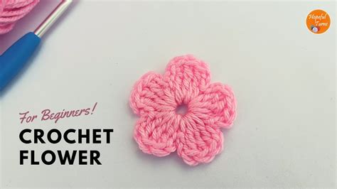Crochet flower tutorial very easy crochet flower easy pattern. ENGLISH Check out our susan ...