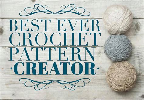 Crochet pattern creator. Sep 20, 2023 ... I have to admit, as a crochet pattern designer and content creator, I felt rather relieved when I saw some finished projects that were made ... 