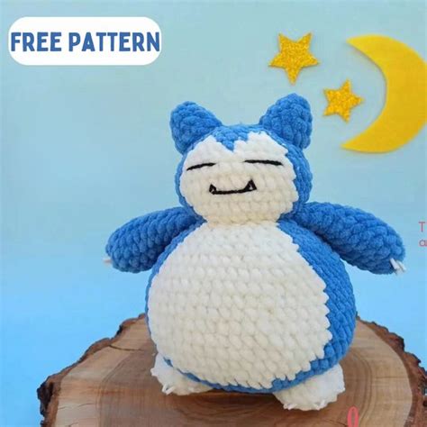Crocheted Snorlax Pattern