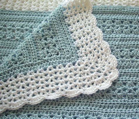 Crocheting Edge Of Blanke