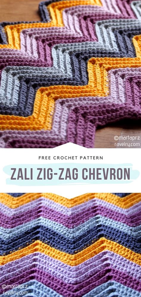 Crocheting Zig Zag Pattern