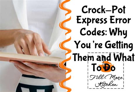 Crock-Pot Express Error Codes: Why You