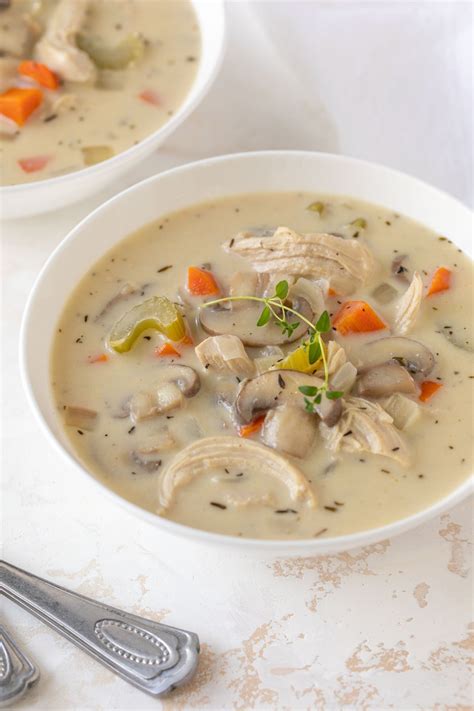 Crockpot Cream of Chicken and Mushroom Soup - Seeking Good …