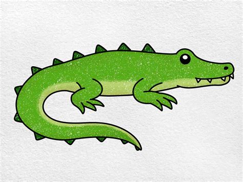 Crocodile drawing. Learn how to draw a crocodile in 30 minutes with this simple step by step tutorial. Follow the outline of the head, eyes, nostrils, teeth, body, tail, legs and underbelly of the reptile. Color the drawing with crayons or markers … 
